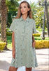 Kleid Olive 23F-824/4C FRESH COTTON